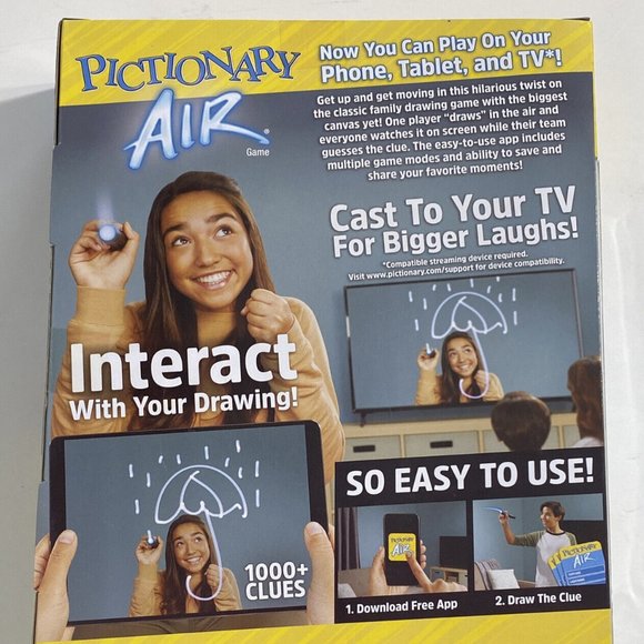Pictionary Draw In The Air Family Team Game See It On Phone Tablet TV Screen NEW - Picture 3 of 7